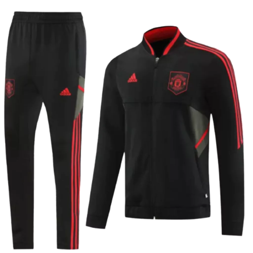 Chándal de viaje del Manchester United para hombre, color negro