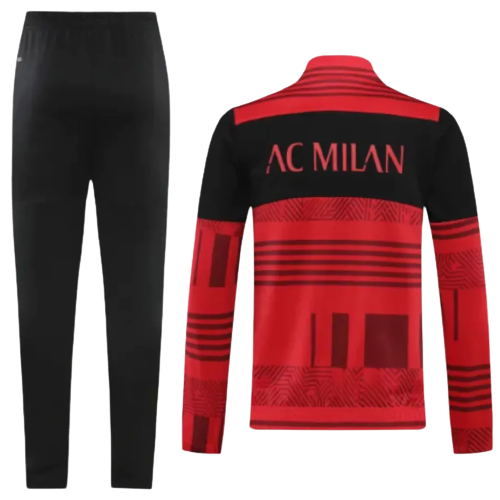 Milan Travel Jacket - Men - Black and Red