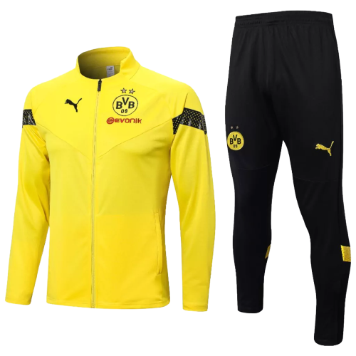 Chaqueta de viaje del Borussia Dortmund para hombre, color amarillo