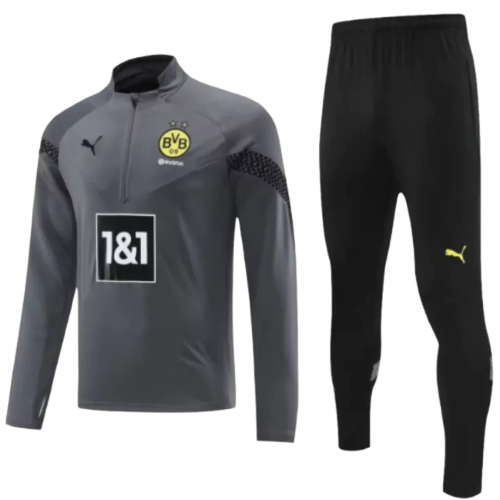 Conjunto de chándal del Borussia Dortmund para hombre, color gris