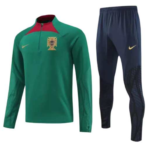 Conjunto de entrenamiento de la selección nacional de Portugal para hombre, color verde