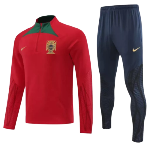 Conjunto de entrenamiento de la selección nacional de Portugal para hombre, color rojo