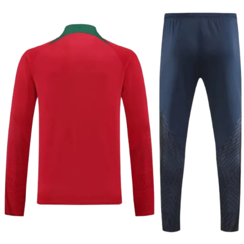 Conjunto de entrenamiento de la selección nacional de Portugal para hombre, color rojo